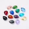 Faceted Glass Rhinestone Pointed Back Cabochons RGLA-P015-1