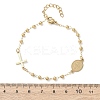 Religion 304 Stainless Steel Link Bracelets BJEW-F524-05A-G-5