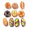 Opaque Resin Imitation Food Decoden Cabochons RESI-G100-01B-1