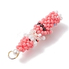 Easter Glass Seed Beaded Dwarf Pendants PALLOY-MZ01037-01-4