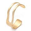304 Stainless Steel Cuff Bangles for Women BJEW-B123-01G-2