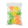 9Pcs 3 Colors Translucent Resin Imitation Food Pendants FIND-FS0002-90-6