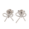 Non-Tarnish 304 Stainless Steel Stud Earrings X-EJEW-G395-26P-1