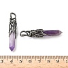 Natural Amethyst Pendants G-H332-10AS-03-3