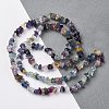 Natural Fluorite Chip Bead Strands G-M205-08-6