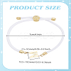 1pc Adjustable Nylon Cord Slider Bracelets for Women BJEW-LP0001-33M-G-2