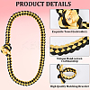 Polyester Graduation Honor Ribbon & Braided Bracelets & Brooch Sets AJEW-WH20816-001A-5