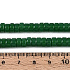 Imitation Jade Glass Beads Strands GLAA-N027-3x6mm-02-4