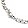 201 Stainless Steel Pendant Necklaces for Women Men NJEW-G123-06P-1-4