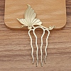 Alloy Hair Comb Findings PW-WG64051-04-1
