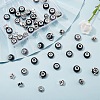 Resin/Glass/Alloy/Acrylic Enamel European Beads MPDL-SZ0001-01-6