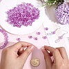 125Pcs Resin UV Reactive Beads RESI-PA0001-34B-3