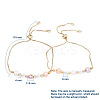 Adjustable Brass Slider Bracelets BJEW-JB05182-6