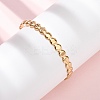 304 Stainless Steel Open Cuff Bangles for Women BJEW-K293-01A-G-1