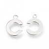 Non-Tarnish 201 Stainless Steel Charms X-STAS-C021-06P-C-2