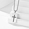304 Stainless Steel Military Tag Necklaces KD7278-2-1