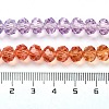 Transparent Painted Glass Beads Strands LS-DGLA-A034-T8mm-A12-3