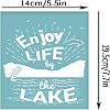 Self-Adhesive Silk Screen Printing Stencil DIY-WH0173-010-2