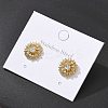 304 Stainless Steel Stud Earrings EJEW-R153-02G-1