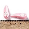 3D Animal Ear Opaque Resin Cabochons CRES-P029-B05-3