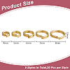 100Pcs Brass Split Rings FIND-HY0005-04B-2