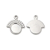 Non-Tarnish 304 Stainless Steel Pendant Cabochon Settings LS-STAS-H214-26P-1