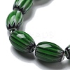 Handmade Millefiori Lampwork Beads Strands LAMP-F035-12A-3