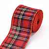 Polyester Imitation Linen Ribbon OCOR-G007-02F-2
