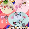 Glittered Acrylic & ABS Plastic Badge Reel AJEW-SZ0002-47G-6