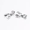 Tarnish Resistant 304 Stainless Steel Pendant Pinch Bails STAS-E127-11P-2