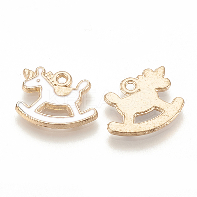 Alloy Enamel Pendants ENAM-S115-040E-1