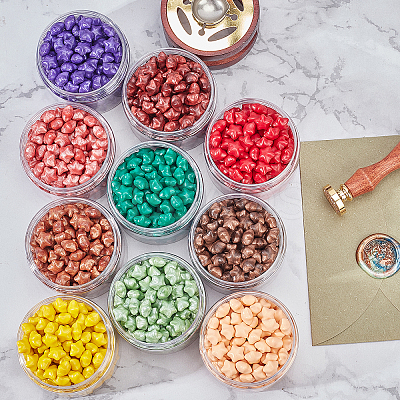 Sealing Wax Particles Kits for Retro Seal Stamp DIY-CP0003-54M-1