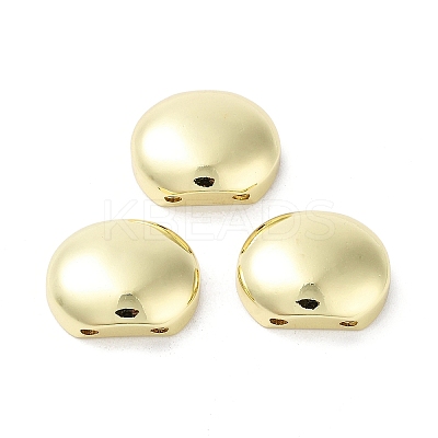 Oval Brass Beads KK-E102-25G-03-1