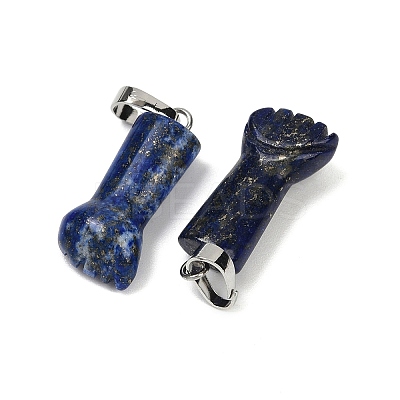 Natural Lapis Lazuli Pendants G-C184-03A-1