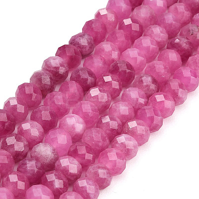 Faceted Dyed Natural White Jade Beads Strands GG-CBAE966-01B-R-1
