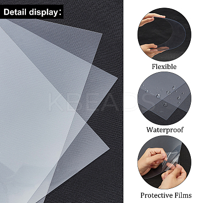PET Plastic Sheets LS-DIY-WH0326-16-1