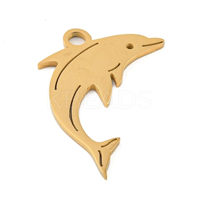 Ion Plating(IP) 304 Stainless Steel Pendants STAS-B056-10G-02-1