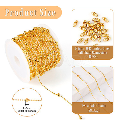DIY Necklaces Making Kits DIY-TA0009-21G-1