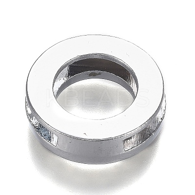Alloy Letter Slide Charms RB-F034-01O-P-RS-1
