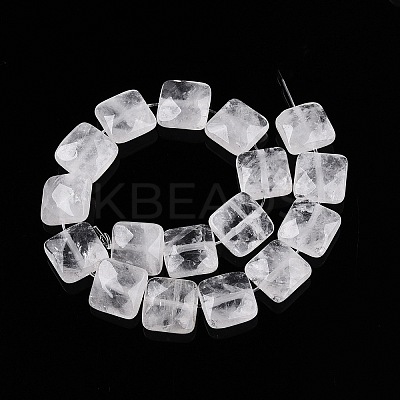 Natural Quartz Crystal Beads Strands G-T138-159-1