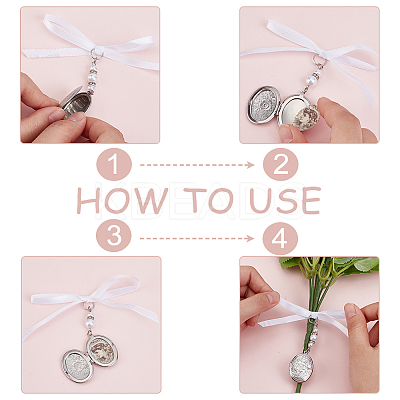 316 Stainless Steel Photo Frame Locket Pendants PALLOY-WR00001-1
