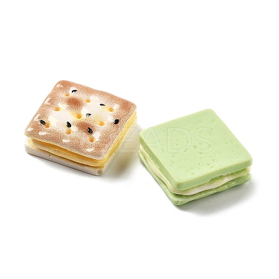 Cute Mini Cartoon Food Series Resin Cabochons CRES-I038-02E-1