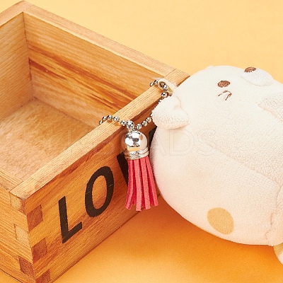 60Pcs 30 Colors Faux Suede Tassel Pendant Decorations FIND-YW0001-13P-1