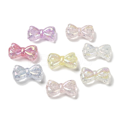 Transparent Crackle Acrylic Beads TACR-R001-09A-1