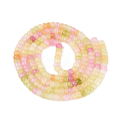 Ombre Effect Dyed Glass Beads Strands GLAA-Q106-05A-A03-1