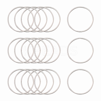 Tarnish Resistant 304 Stainless Steel Linking Ring LS-X-STAS-T047-15B-1