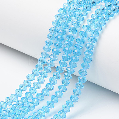 Glass Beads Strands X-EGLA-A034-T8mm-D08-1