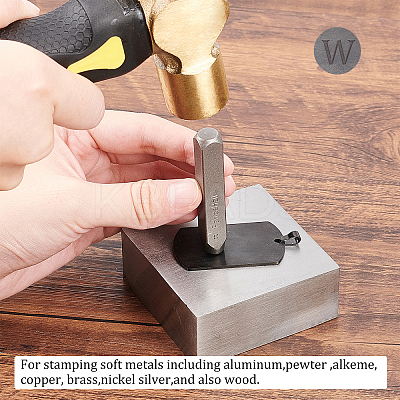 Iron Metal Stamps Set AJEW-PH0002-06-1