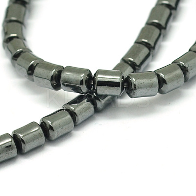 Non-Magnetic Synthetic Hematite Beaded Necklaces NJEW-E086-03-1