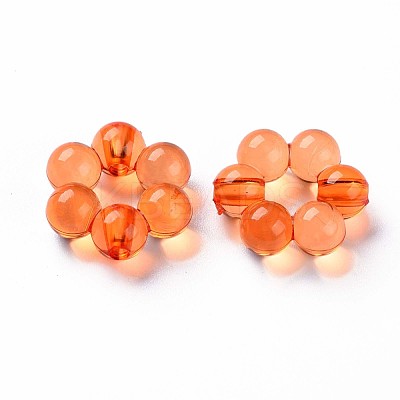 Transparent Acrylic Bead Frames TACR-S153-01A-84-1